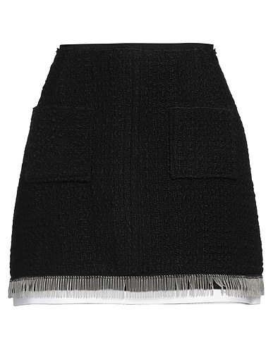 N°21 Mini skirt Black 47% Acrylic, 38% Wool, 12% Polyester, 3% Cotton
