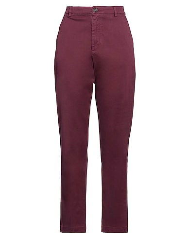 PENCE Casual trouser Mauve 97% Cotton, 3% Elastane