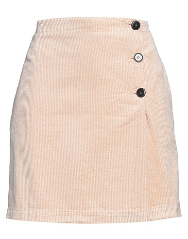 POMANDÈRE Mini skirt Beige 50% Viscose, 48% Cotton, 2% Elastane