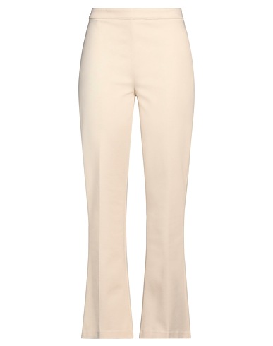JUCCA Casual trouser Cream 69% Viscose, 25% Polyamide, 6% Elastane