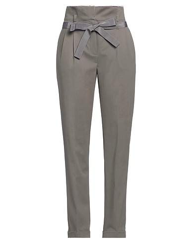 ALBERTA FERRETTI Casual pants GRIGIO 97% Cotton, 3% Elastane, Acetate