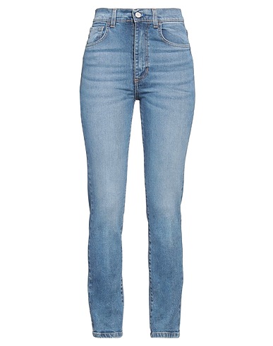 MERCI ITALIA Denim trousers Blue 98% Cotton, 2% Elastane