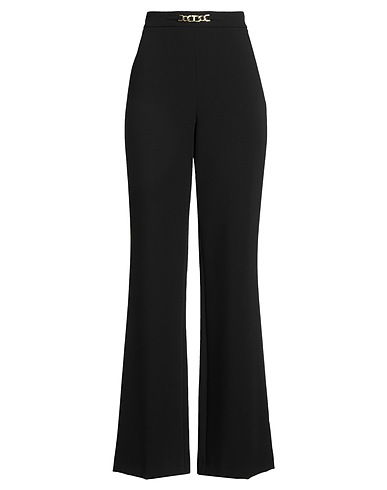TWINSET Pantalone Nero 70% Poliestere, 23% Viscosa, 7% Elastan, Acetato