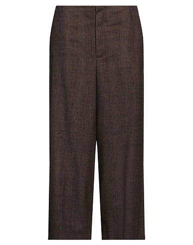 KILTIE Casual pants Dark brown 50% Polyester, 48% Viscose, 2% Elastane
