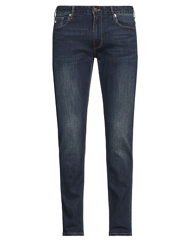 EMPORIO ARMANI Denim trousers Blue 93% Cotton, 6% Polyester, 1% Elastane