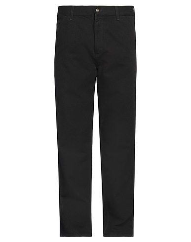 CARHARTT Casual trouser Black 100% Organic cotton