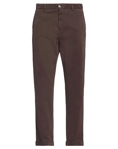 BRIGLIA 1949 Casual trouser Chocolate brown 69% Modal, 28% Cotton, 3% Elastane