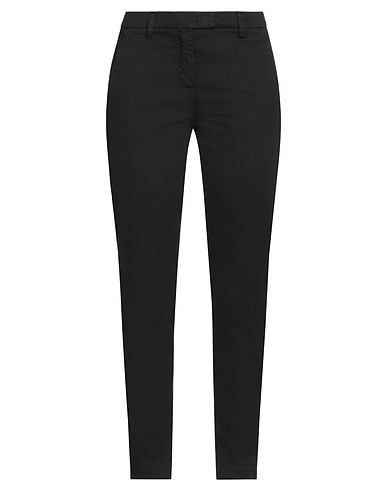 SKILLS & GENES Casual trouser Black 97% Cotton, 3% Elastane