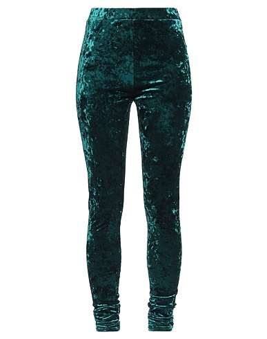 ALEXANDRE VAUTHIER Leggings Emerald green 90% Polyester, 10% Elastane