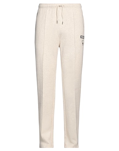 GUESS Casual trouser Ivory 82% Cotton, 18% Polyester