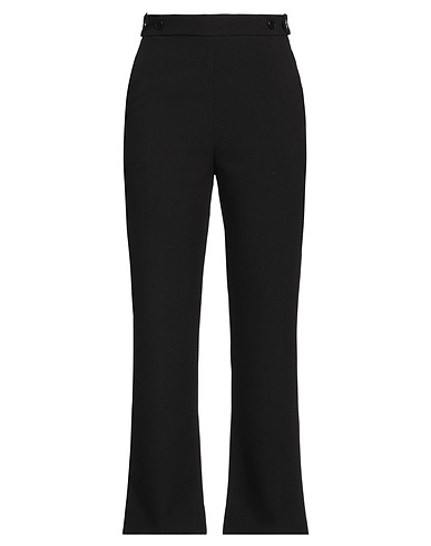 MERCI ITALIA Casual trouser Black 83% Polyester, 13% Viscose, 4% Elastane