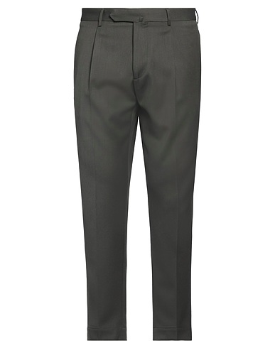 SANTANIELLO Casual trouser Military green 54% Polyester, 44% Wool, 2% Elastane