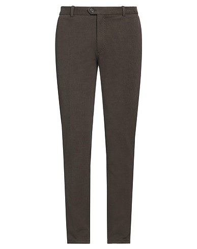 CIRCOLO 1901 Casual pants Dark green 95% Cotton, 5% Elastane