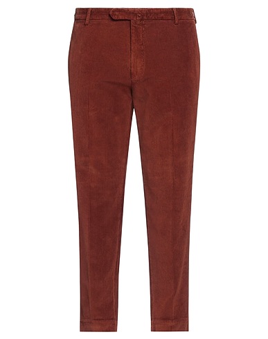 SANTANIELLO Casual pants Brown 98% Cotton, 2% Elastane