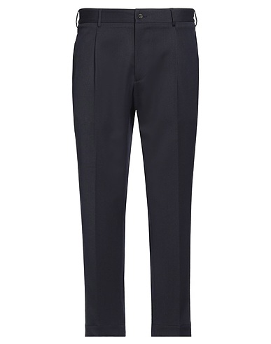SANTANIELLO Casual trouser Midnight blue 54% Polyester, 44% Wool, 2% Elastane