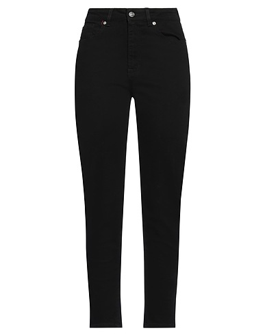 ICEBERG Denim trousers Black 98% Cotton, 2% Elastane, Glass