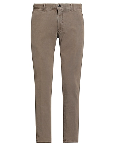 INCOTEX Casual pants INCOTEX SLACKS BY SLOWEAR Khaki 97% Cotton, 3% Elastane