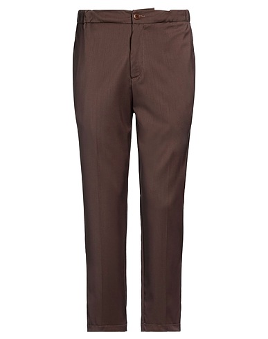 COSTUMEIN Casual trouser Chocolate brown 100% Virgin Wool