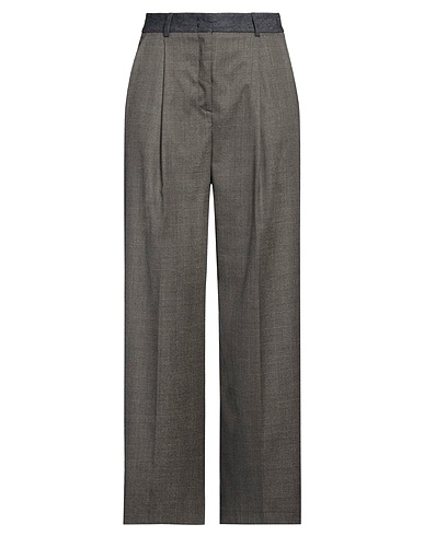 MERCI ITALIA Casual trouser Grey 65% Polyester, 33% Viscose, 2% Elastane