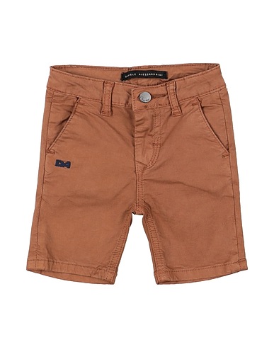 DANIELE ALESSANDRINI Shorts & Bermuda Camel 98% Cotton, 2% Elastane