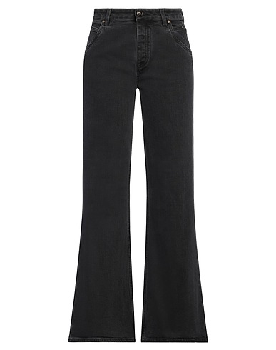 PINKO Denim pants Black 99% Cotton, 1% Elastane