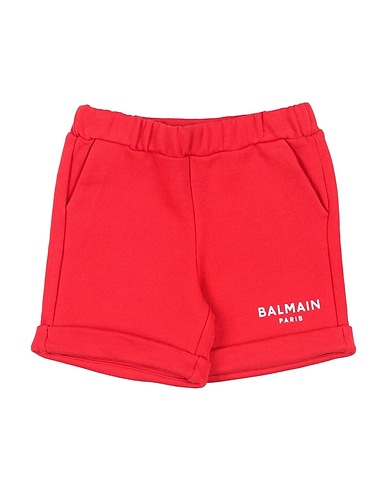 BALMAIN Shorts & Bermuda Red 100% Cotton
