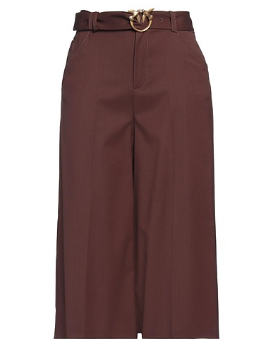 PINKO Casual trouser Dark brown 59% Wool, 39% Polyester, 2% Elastane
