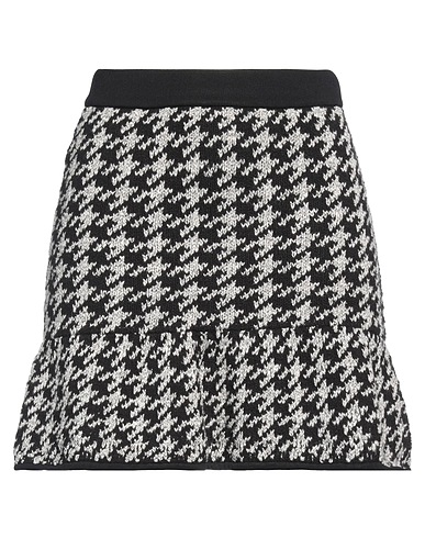 PINKO Mini skirt Black 91% Cotton, 9% Polyester, Polyamide
