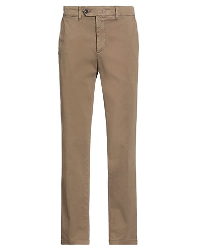 WHITE SAND Casual pants Khaki 98% Cotton, 2% Elastane