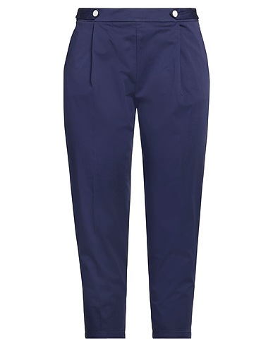 LOVE MOSCHINO Casual pants Blue 97% Cotton, 3% Elastane