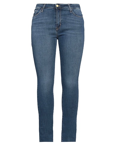 MERCI ITALIA Denim trousers Blue 98% Cotton, 2% Elastane