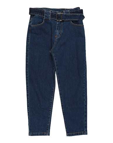 FUN & FUN Denim trousers Blue 96% Cotton, 4% Elastane