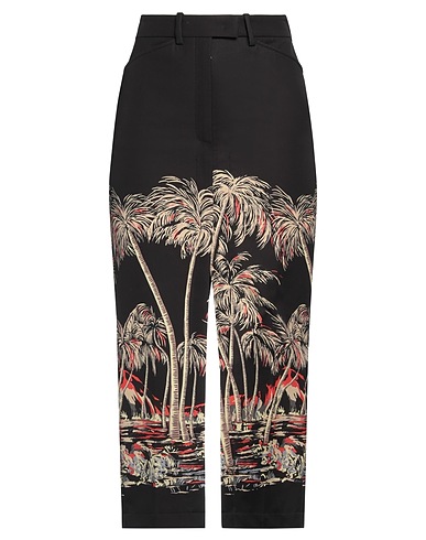 N°21 Midi skirt Black 100% Cotton