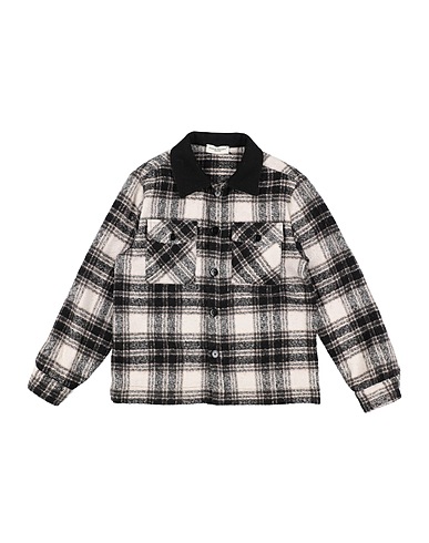 PAOLO PECORA Camicia fantasia Nero 40% Cotone, 25% Poliestere, 20% Acrilico, 15% Altre Fibre