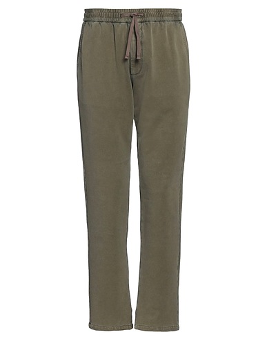CIRCOLO 1901 Casual trouser Military green 95% Cotton, 5% Elastane