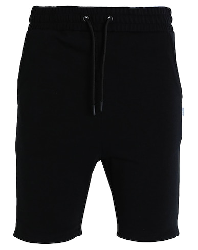 JACK & JONES Shorts & Bermuda Black 61% Polyester, 39% Cotton