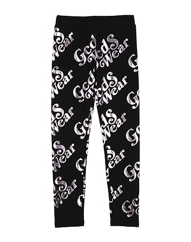 GCDS MINI Leggings NERO 96% Baumwolle, 4% Elastan