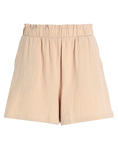 VERO MODA Shorts & Bermuda Sand 80% Cotton, 20% Recycled cotton
