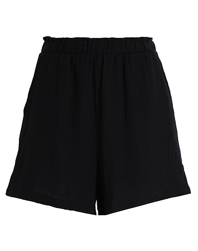 VERO MODA Shorts & Bermuda Black 80% Cotton, 20% Recycled cotton