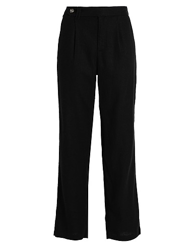 ONLY Pantalón NERO 55% Lino, 45% Viscosa