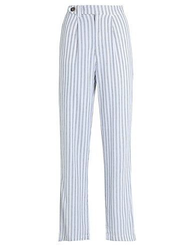 ONLY Casual trouser White 55% Linen, 45% Viscose
