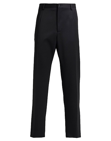 DOLCE&GABBANA Casual trouser Black 100% Virgin Wool
