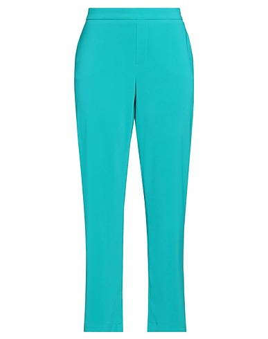 XANDRES Casual trouser Emerald green 56% Recycled polyester, 41% Polyester, 3% Polyethylene