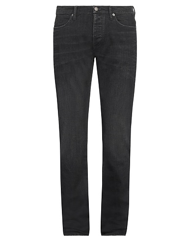 MARCELO BURLON Denim pants Black 90% Cotton, 10% Polyethylene
