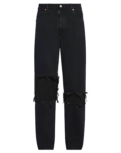 MM6 MAISON MARGIELA ジーンズ ブラック コットン 100% / ポリウレタン