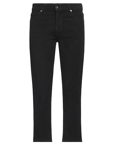 SOUVENIR Casual trouser Black 98% Cotton, 2% Elastane
