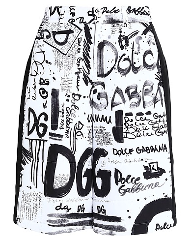 DOLCE&GABBANA Shorts & Bermuda White 100% Polyester