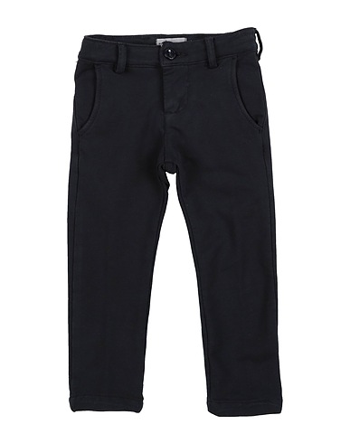 PAOLO PECORA Casual pants Midnight blue 95% Cotton, 5% Elastane