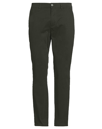 ARMANI EXCHANGE Casual pants Dark green 98% Cotton, 2% Elastane