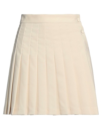 OTTOD'AME Mini skirt Cream 100% Polyester
